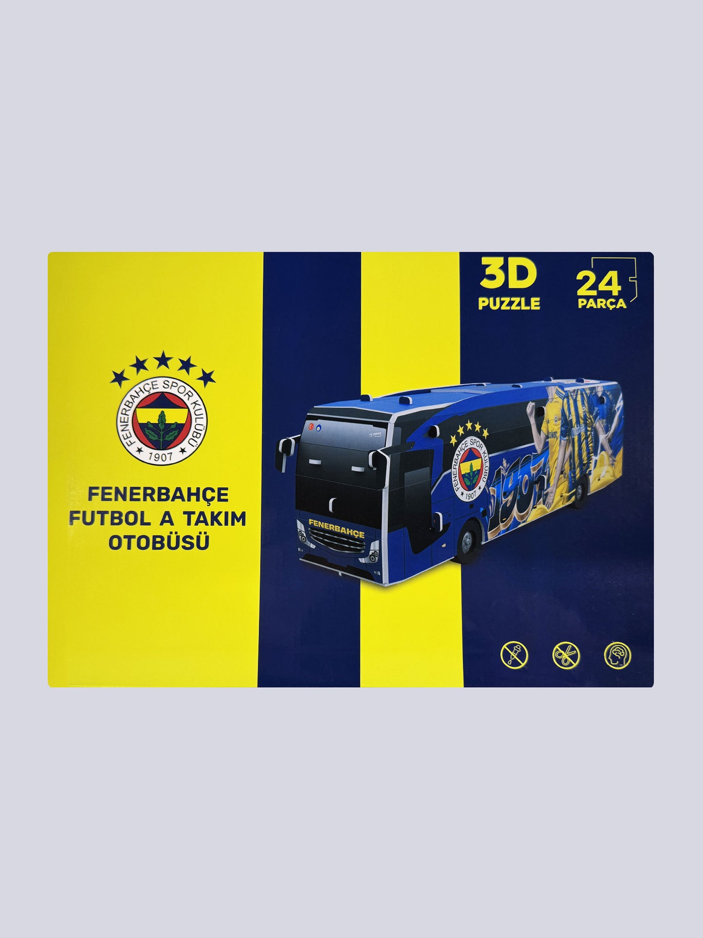 Fenerbahçe Takım Otobüsü 3d Puzzle