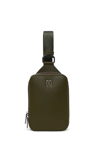 Erkek Haki Mini Çapraz Çanta