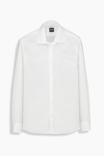 Espoir Slim Fit Pamuklu Beyaz Gömlek