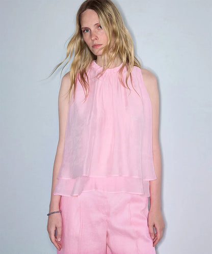 Pembe Volanlı Bluz Is1260006287033 | Ipekyol