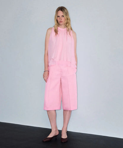 Pembe Volanlı Bluz Is1260006287033 | Ipekyol