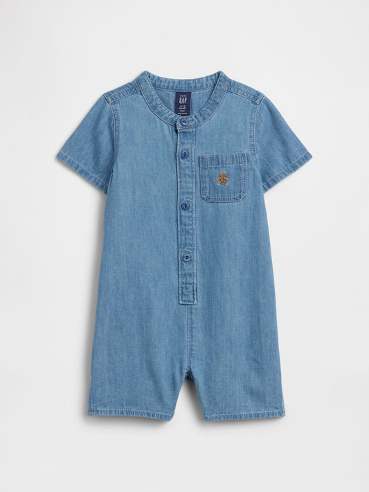 Açık Mavi Brannan Bear Denim Tulum