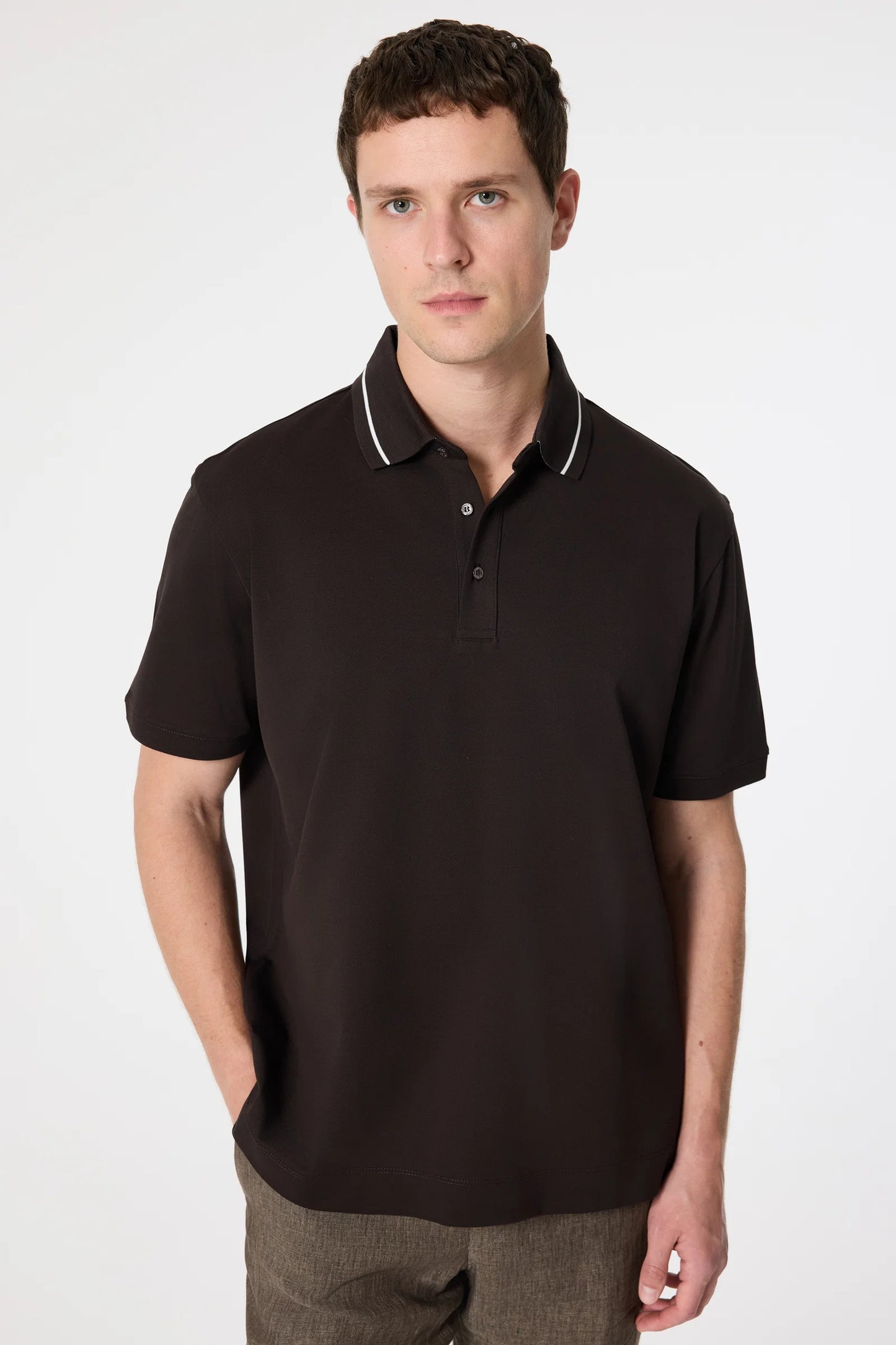 Damat Regular Fit Kahverengi T-shirt