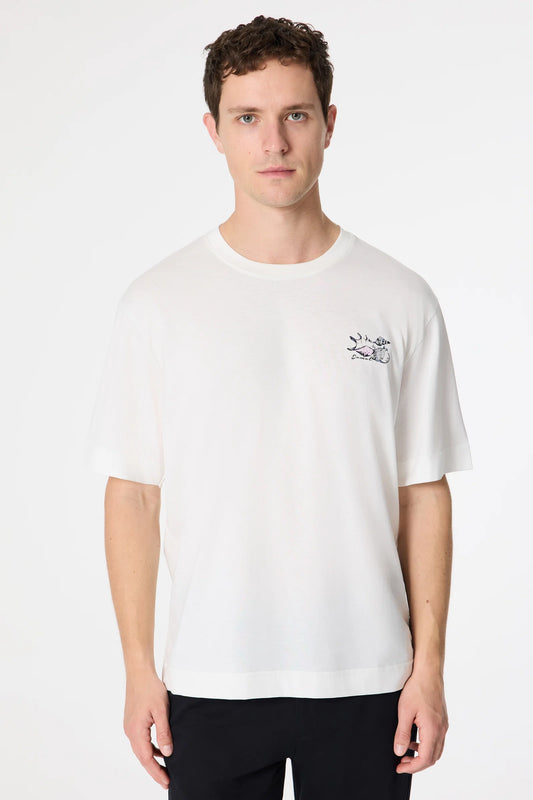 Damat Regular Fit Beyaz T-shirt