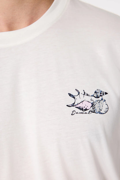 Damat Regular Fit Beyaz T-shirt