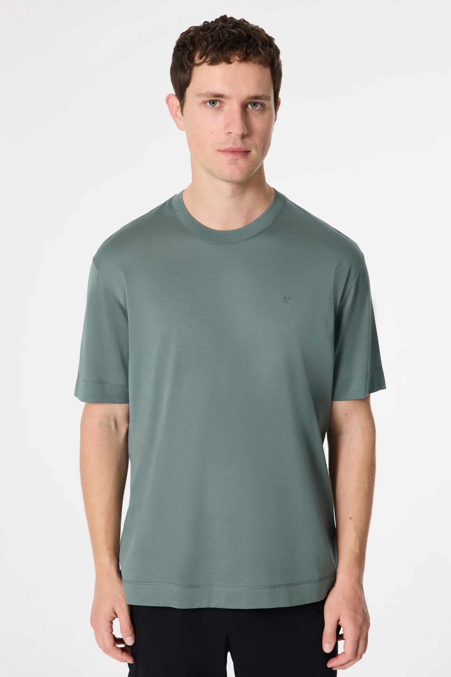 Damat Regular Fit Su Yeşili T-shirt