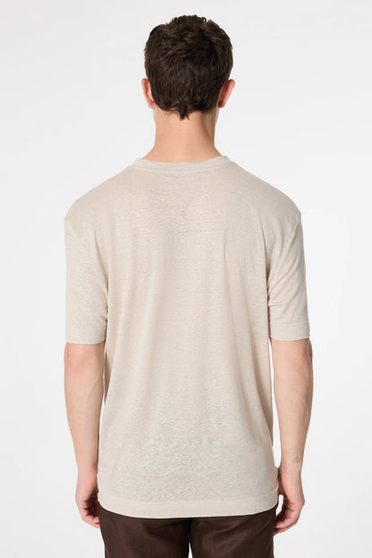 Damat Relaxed Fit Bej T-shirt