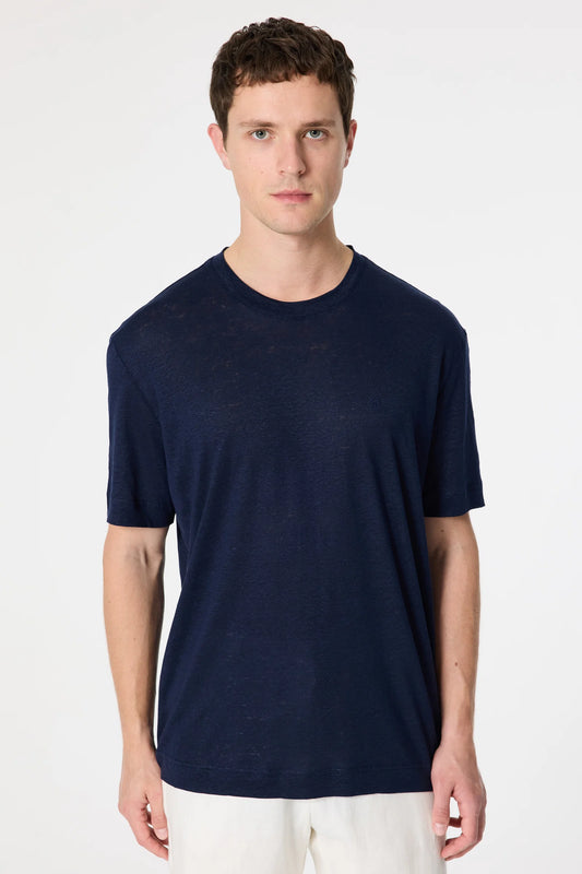 Damat Relaxed Fit Lacivert T-shirt