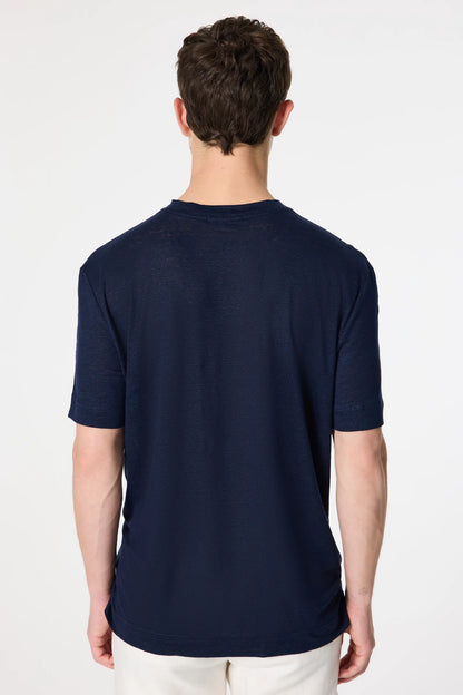 Damat Relaxed Fit Lacivert T-shirt