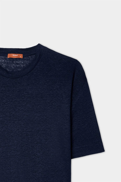 Damat Relaxed Fit Lacivert T-shirt