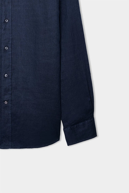 Damat Comfort Lacivert Armürlü Gömlek