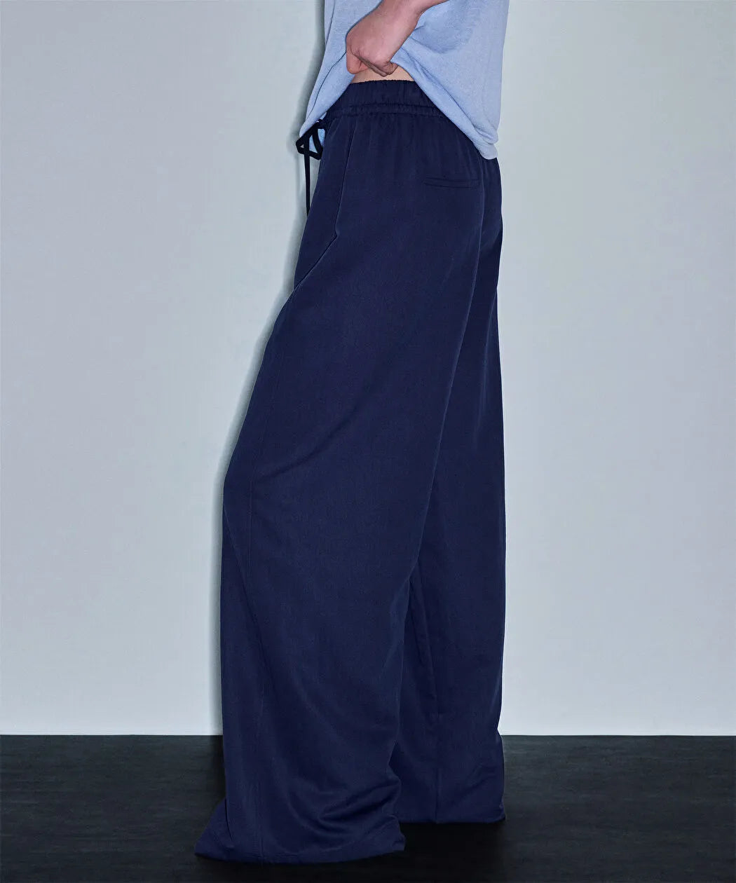 Lacivert Elastik Bel Pantolon Is1260003374015 | Ipekyol