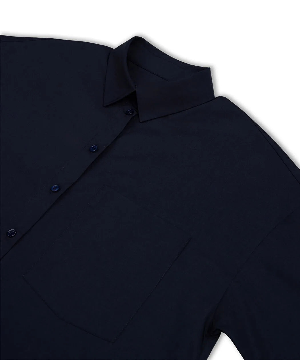 Lacivert Tek Cepli Poplin Elbise Is1260002588015 | Ipekyol