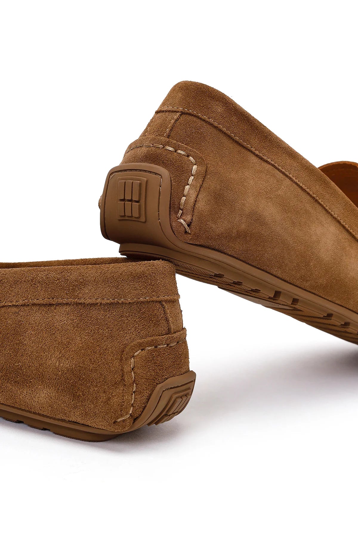 Erkek Taba Süet Deri Loafer