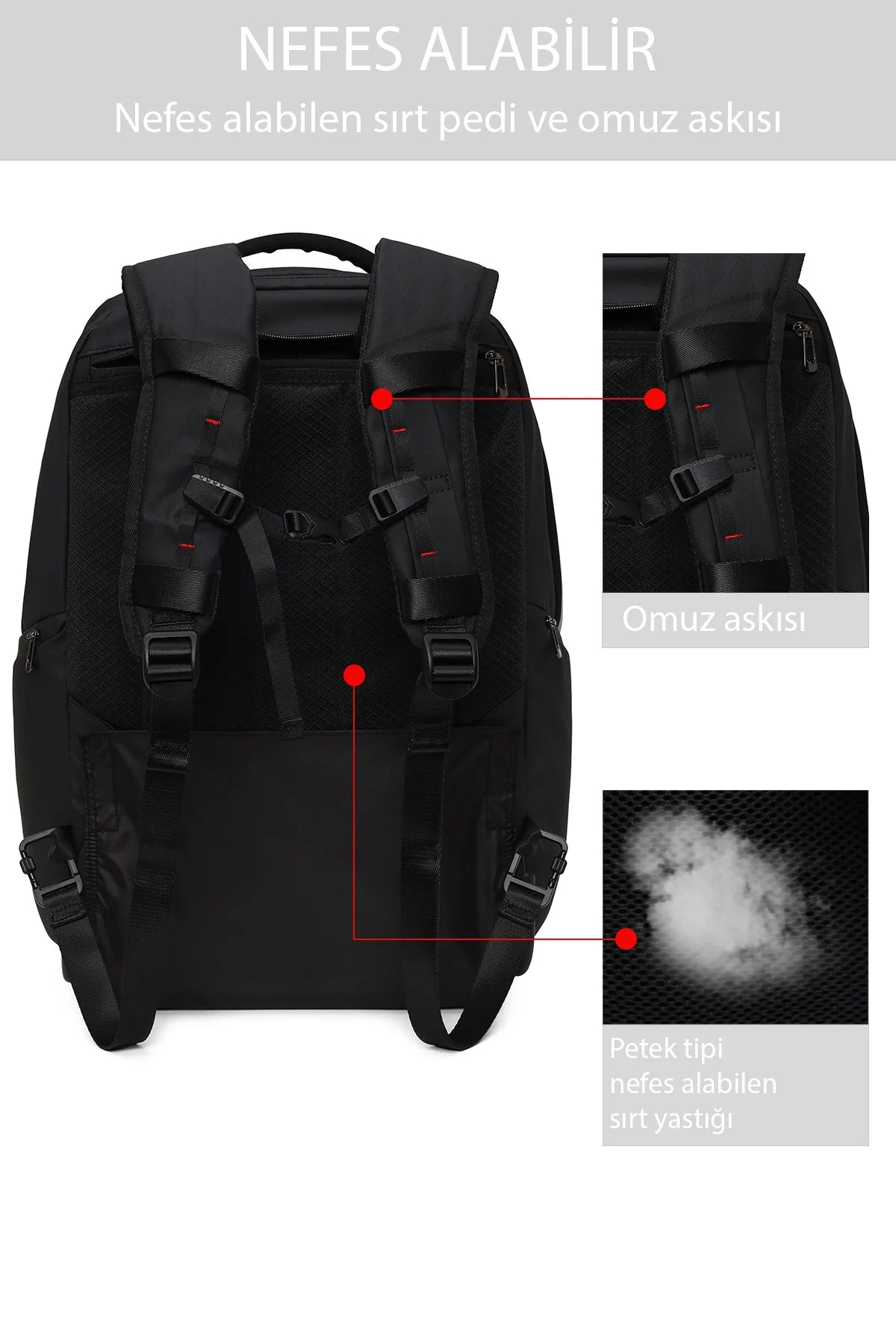 D-pack Erkek Siyah Kumaş Mini Valiz