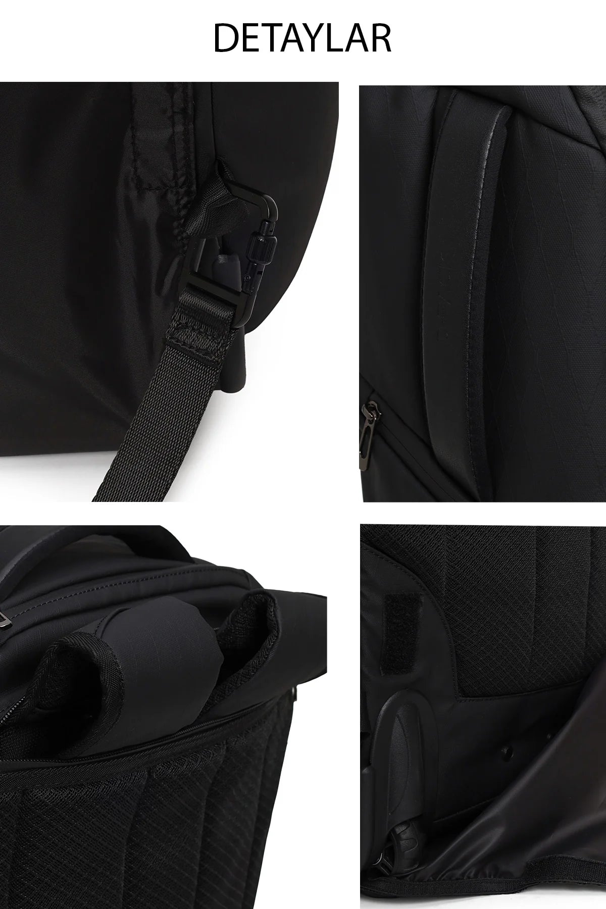 D-pack Erkek Siyah Kumaş Mini Valiz