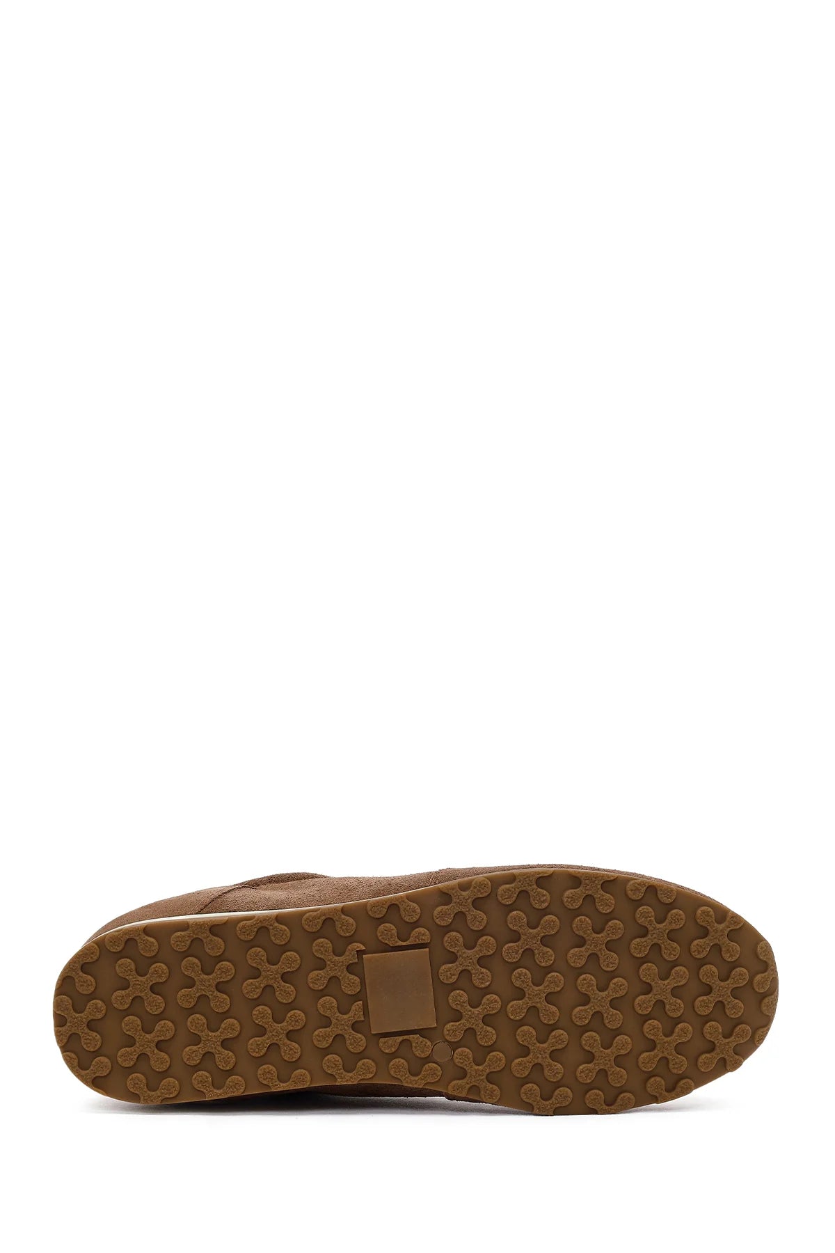 Erkek Kahverengi Bağcıklı Süet Deri Sneaker