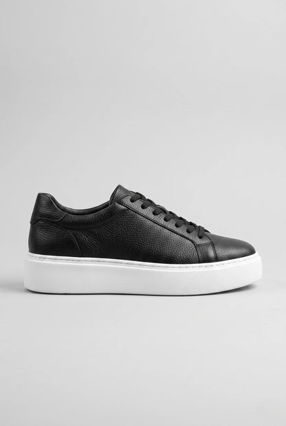 Kalın Eva Tabanlı Bağcıklı Siyah-beyaz Sneaker Ayakkabı 2026-13