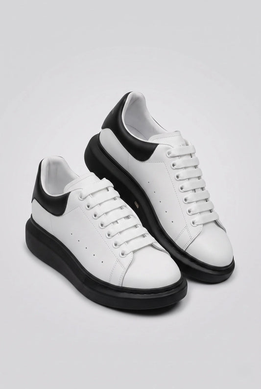 Kalın Eva Tabanlı Bağcıklı Çift Renk Beyaz Sneaker Ayakkabı 2026-12