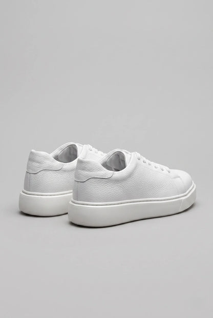 Kalın Eva Tabanlı Bağcıklı Beyaz Sneaker Ayakkabı 2026-13
