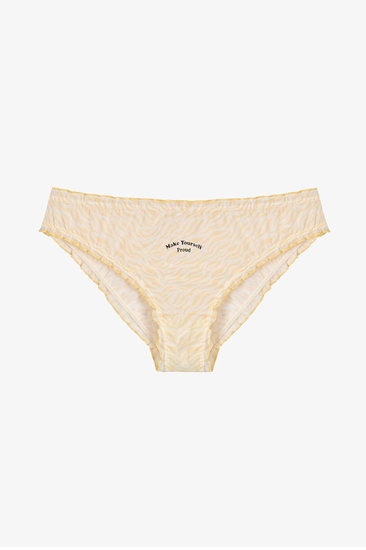 Pastel Sarı Confident Slip Külot