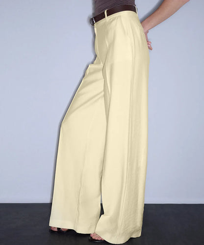 Sarı Wide Leg Pantolon Is1260003412087 | Ipekyol