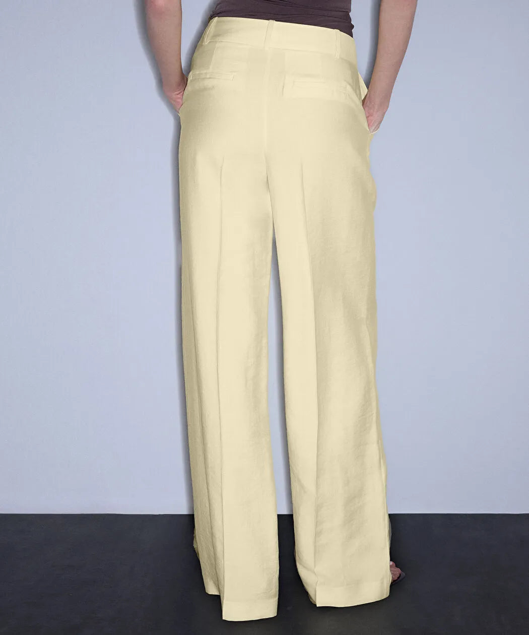Sarı Wide Leg Pantolon Is1260003412087 | Ipekyol