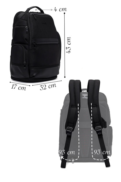 D-pack Unisex Siyah Sırt Çantası