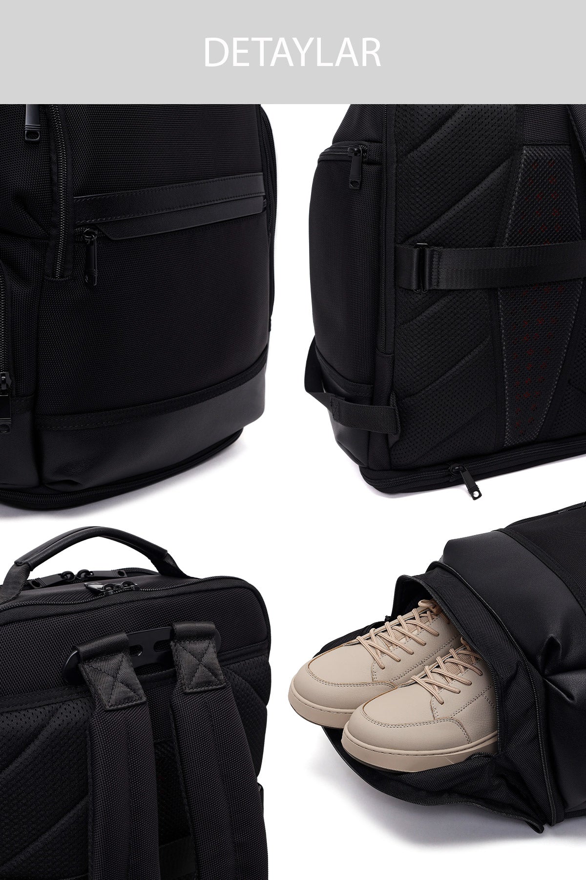 D-pack Unisex Siyah Sırt Çantası