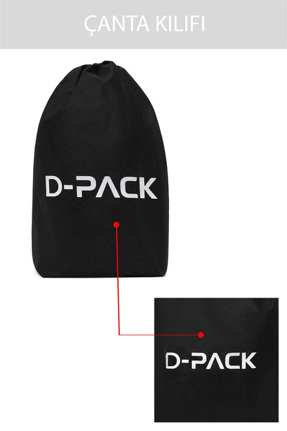 D-pack Erkek Siyah Kumaş El Çantası