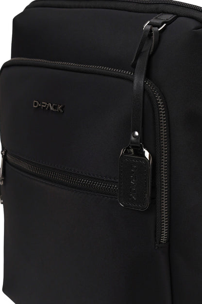 D-pack Unisex Siyah Sırt Çantası