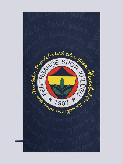 Fenerbahçe Lacivert Mikrofiber Plaj Havlusu