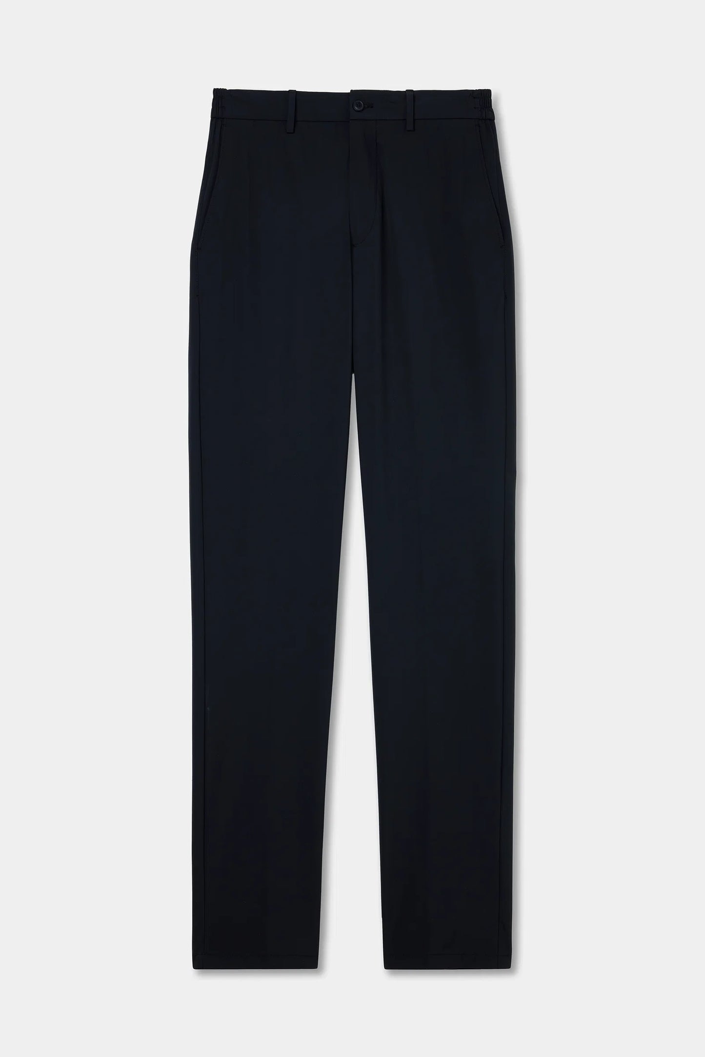 Tween Relaxed Fit (pilesiz) Siyah Düz Kumaş Pantolon