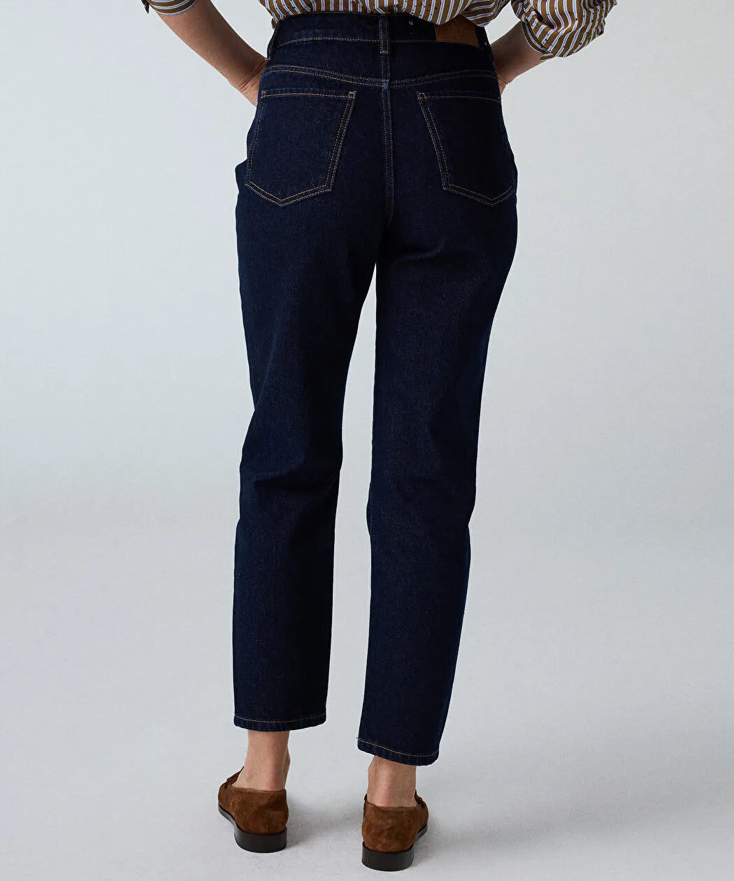 Lacivert Mom Fit Jean Pantolon Iw6260018009015 | Ipekyol