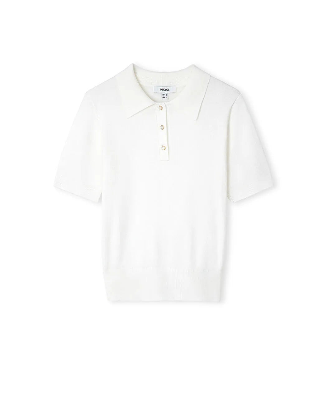 Ekru Polo Yaka Triko Iw6260050177018 | Ipekyol