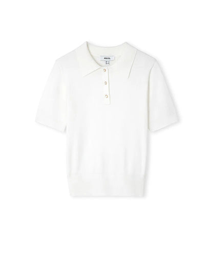 Ekru Polo Yaka Triko Iw6260050177018 | Ipekyol