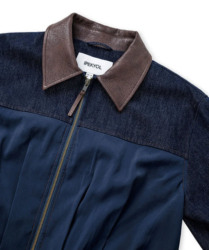 Lacivert Kontrast Yaka Bomber Ceket Iw6260005118015 | Ipekyol