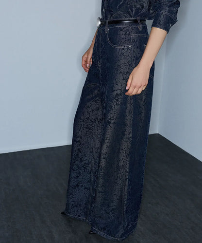 Mavi Flok Baskılı Denim Görünümlü Pantolon Iw6260003155ac7 | Ipekyol