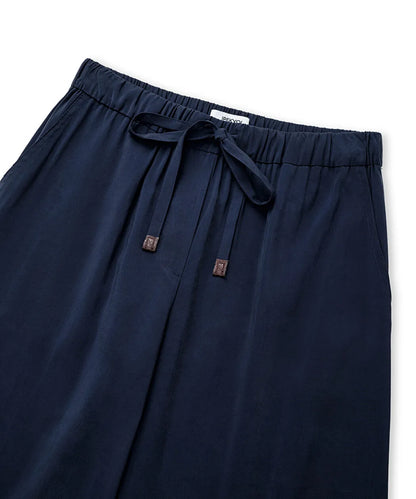 Lacivert Belden Bağlamalı Pantolon Iw6260003163015 | Ipekyol