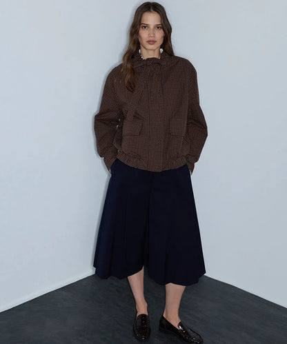 Kahverengi Ekose Desen Bomber Mont Iw6260012386074 | Ipekyol