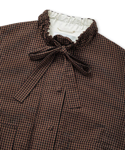 Kahverengi Ekose Desen Bomber Mont Iw6260012386074 | Ipekyol