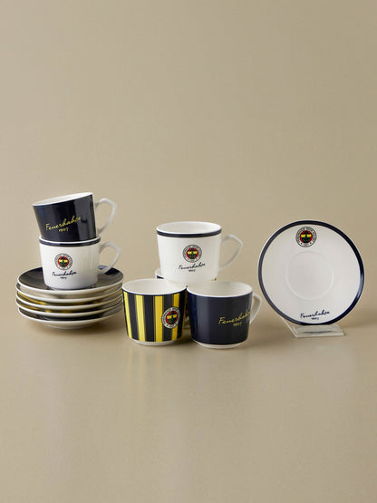 Fenerbahçe X Karaca 6 Kişilik Kahve Fincan Takımı 80 Ml