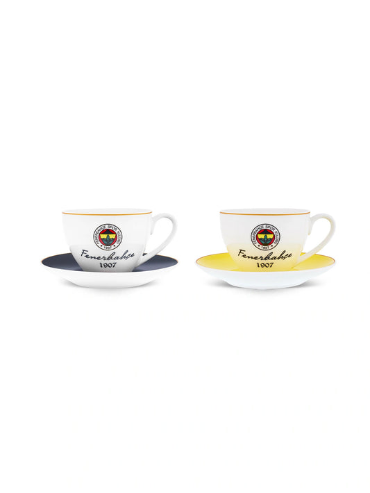 Fenerbahçe X Karaca 2 Kişilik Çay Fincan Takımı 220 Ml