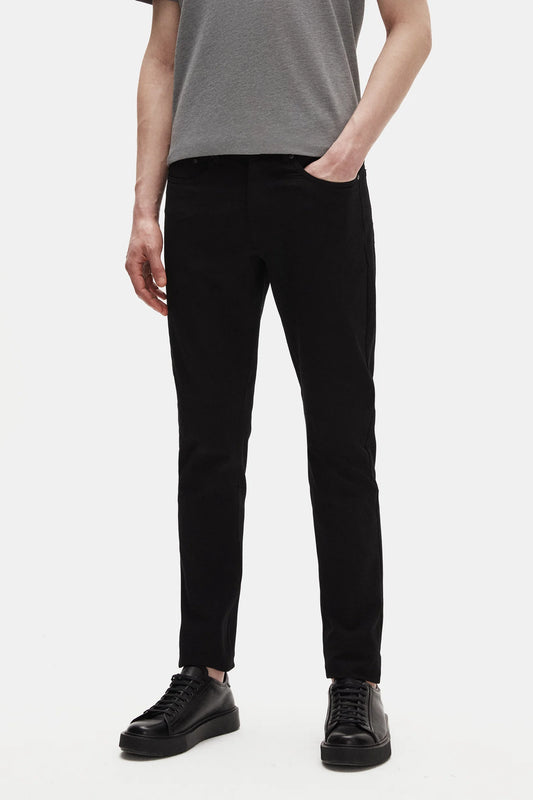 Tween Super Slim Fit Siyah Diyogonal Chino Pantolon
