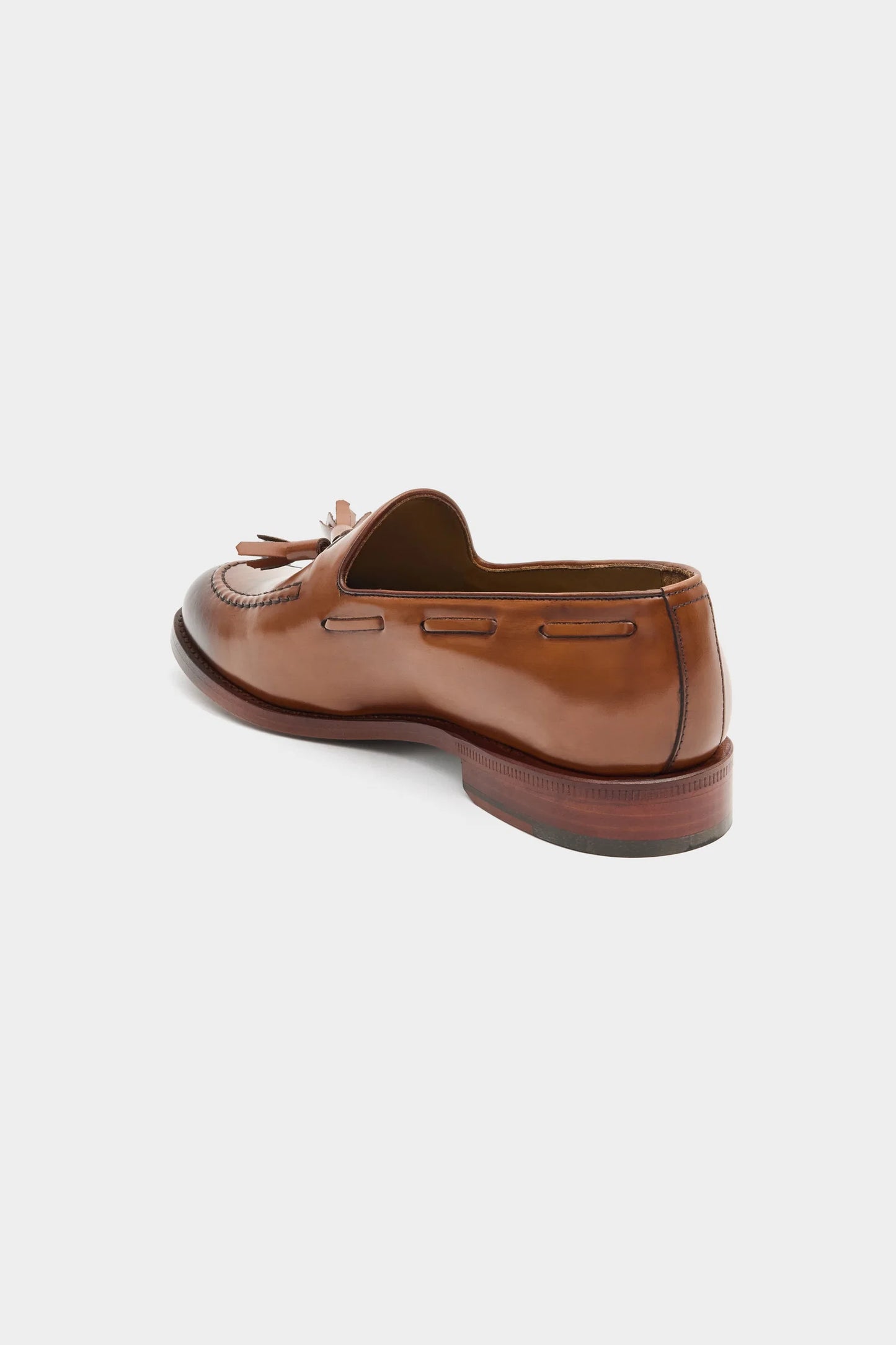 Damat Taba %100 Dana Derisi Püsküllü Loafer Ayakkabı
