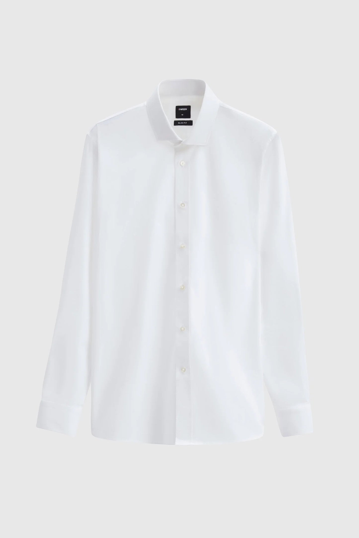 Tween Slim Fit Beyaz Düz Nano Care Gömlek