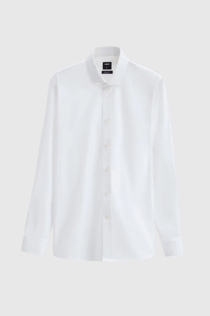 Tween Slim Fit Beyaz Düz Nano Care Gömlek