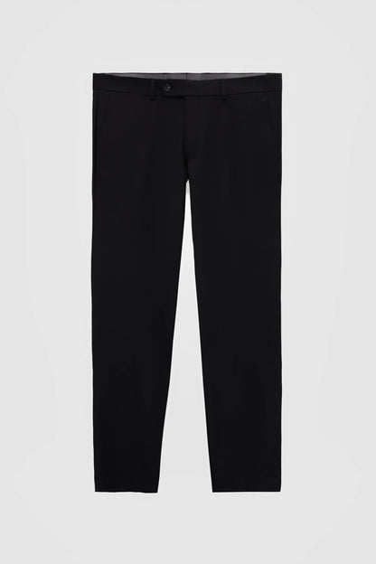 Damat Regular Fit Siyah Düz Superfine Wool Takim Elbise