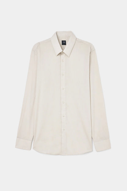 Tween Slim Fit Bej Düz Gömlek