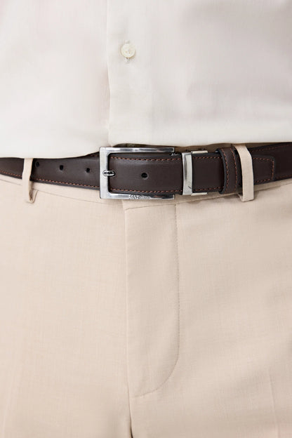 Tween Slim Fit Bej Düz Gömlek